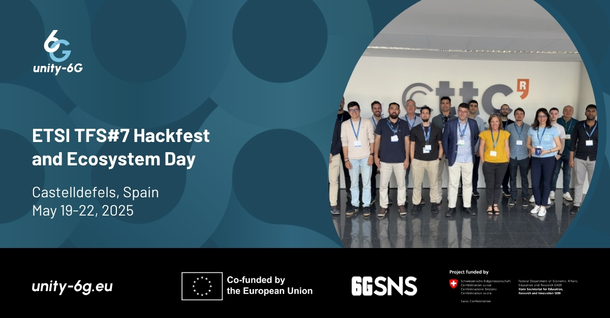 UNITY-6G Showcases Network Slice Controller Integration at ETSI TFS#7 Hackfest