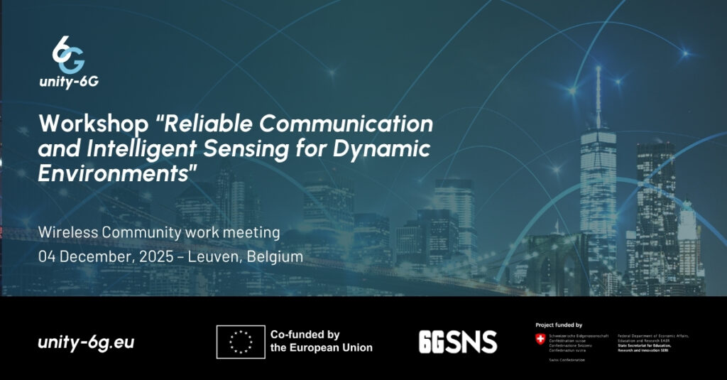 UNITY-6G Project Partner imec Showcases Wireless TSN Infrastructure at the Wireless Community Workshop